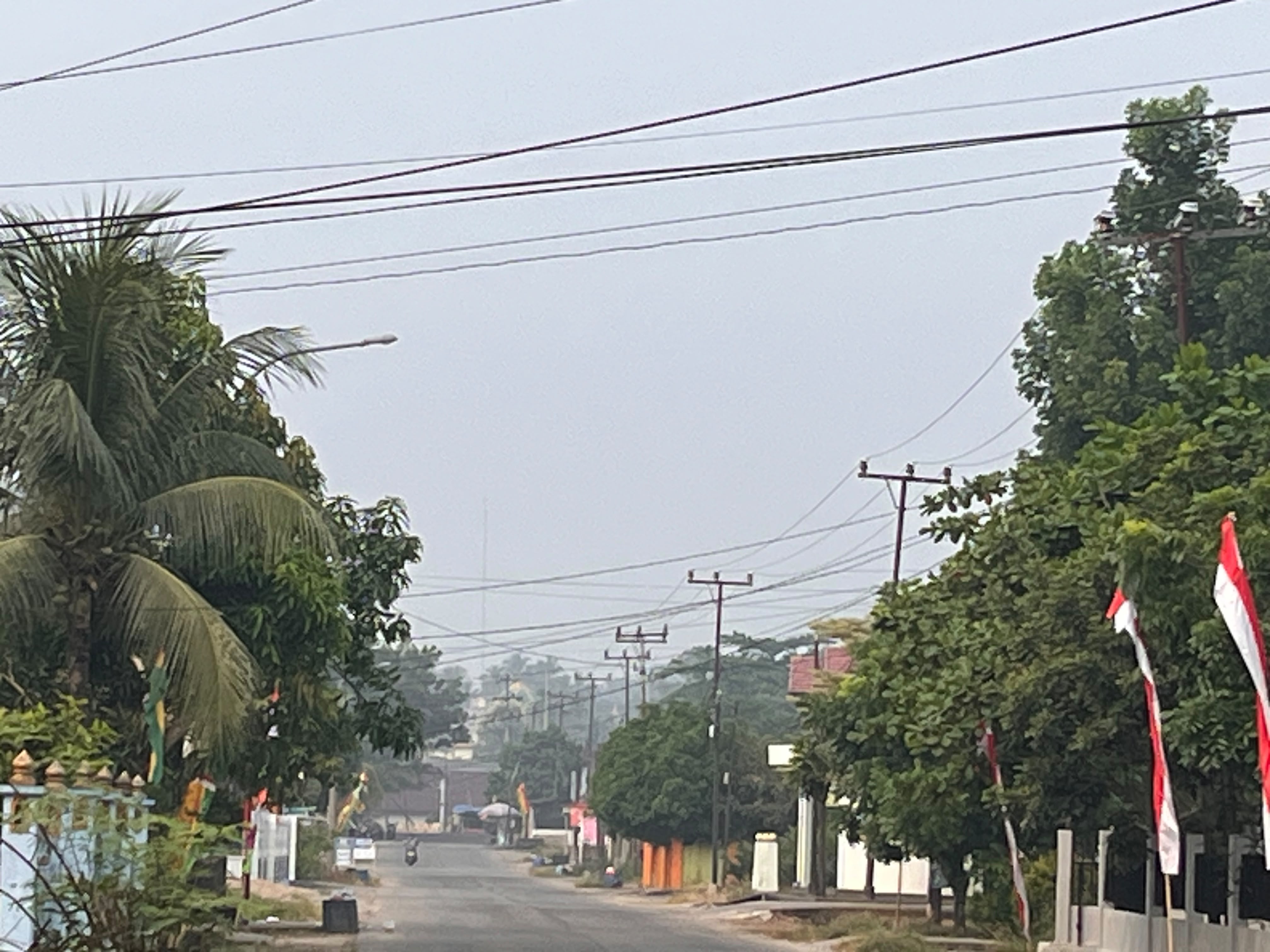 Kabut Asap Muncul di Pasir Pengaraian, PM2.5 Terdeteksi Kategori Sedang