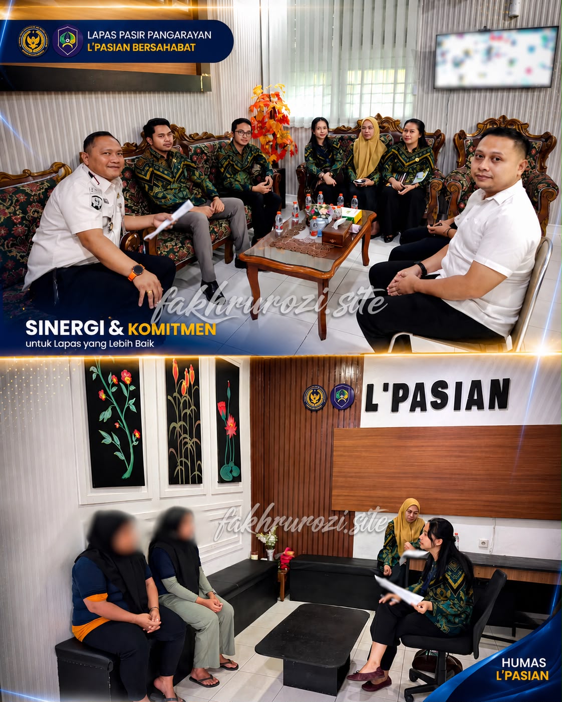 Tim KIMWASMAT PN Pasir Pengaraian Kunjungi Lapas Pasir Pangarayan, Pastikan Pelaksanaan Putusan Pengadilan Berjalan Sesuai Aturan