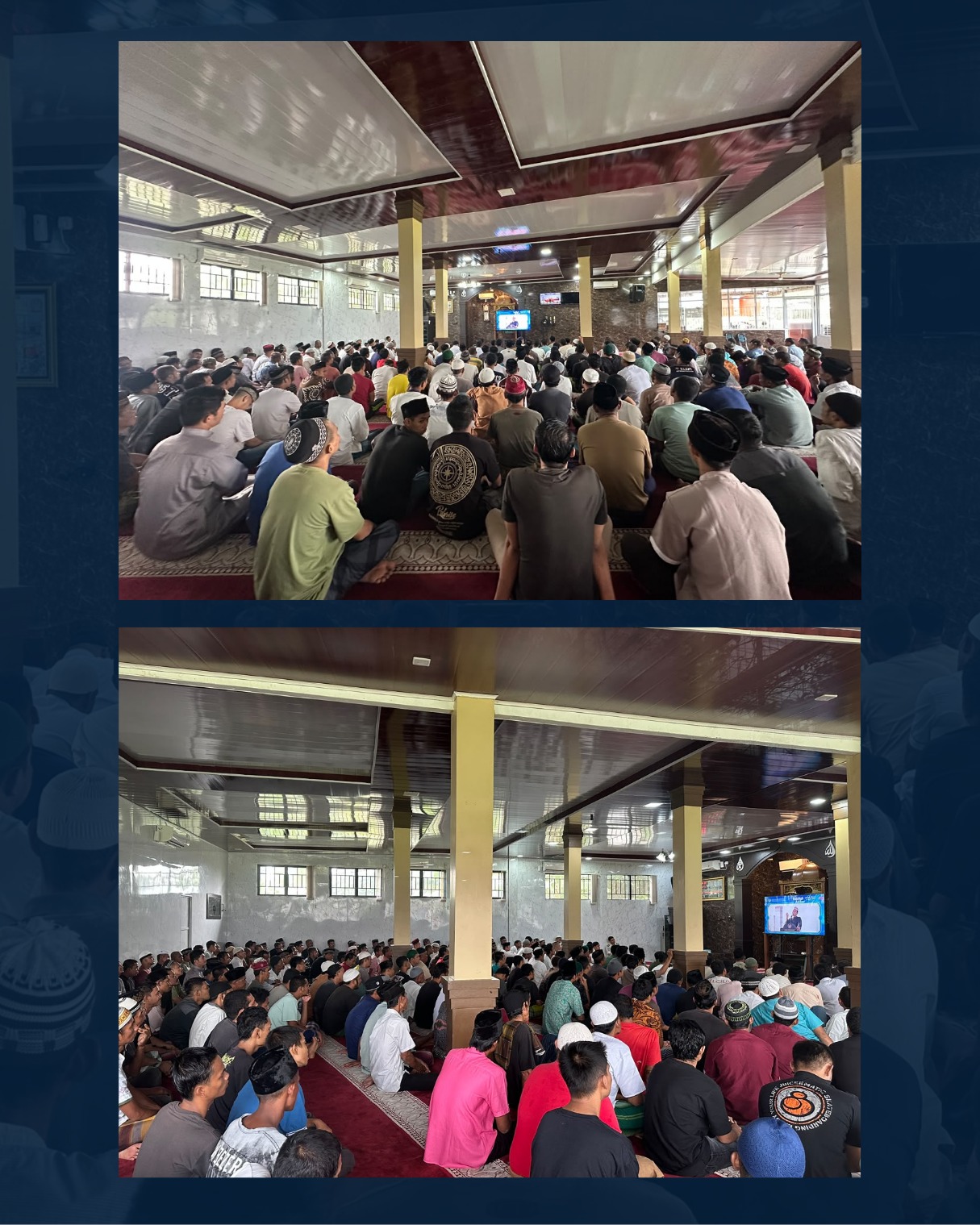 Warga Binaan Lapas Pasir Pangarayan Ikuti Tabligh Akbar Bersama Ustadz Abdul Somad Secara Virtual