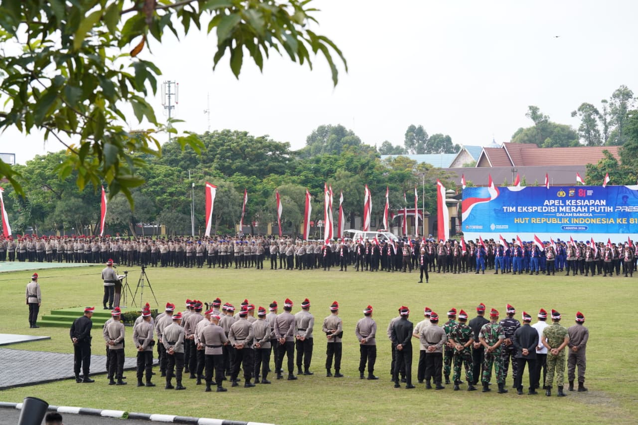 Kapolda Riau Lepas Ekspedisi Merah Putih Presisi 2026, Polri Hadir Menjangkau 17 Desa 3T